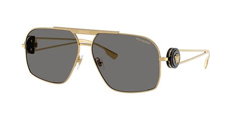 Versace VE2269 62 Dark Grey Polarized & Black .